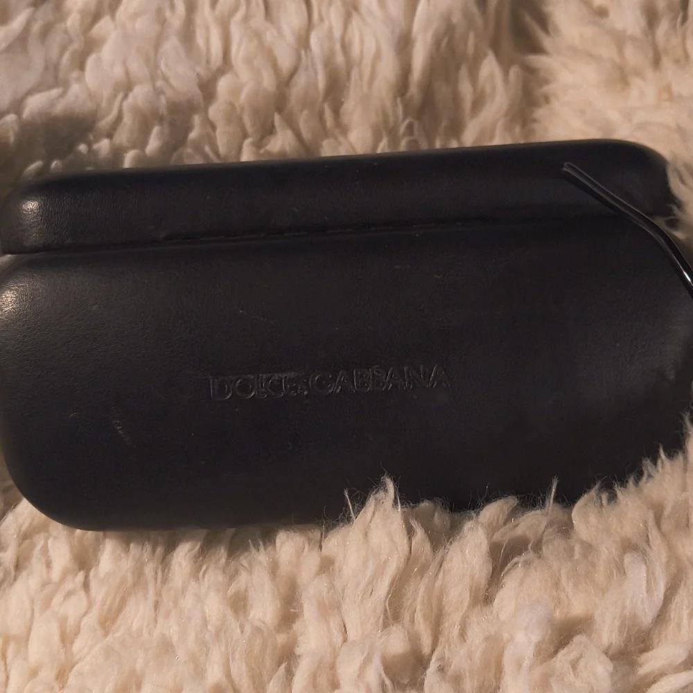 Dolce & Gabbana Sleek Sexy Baddie Office Bae Black Glasses with Case - Picture 6 of 7